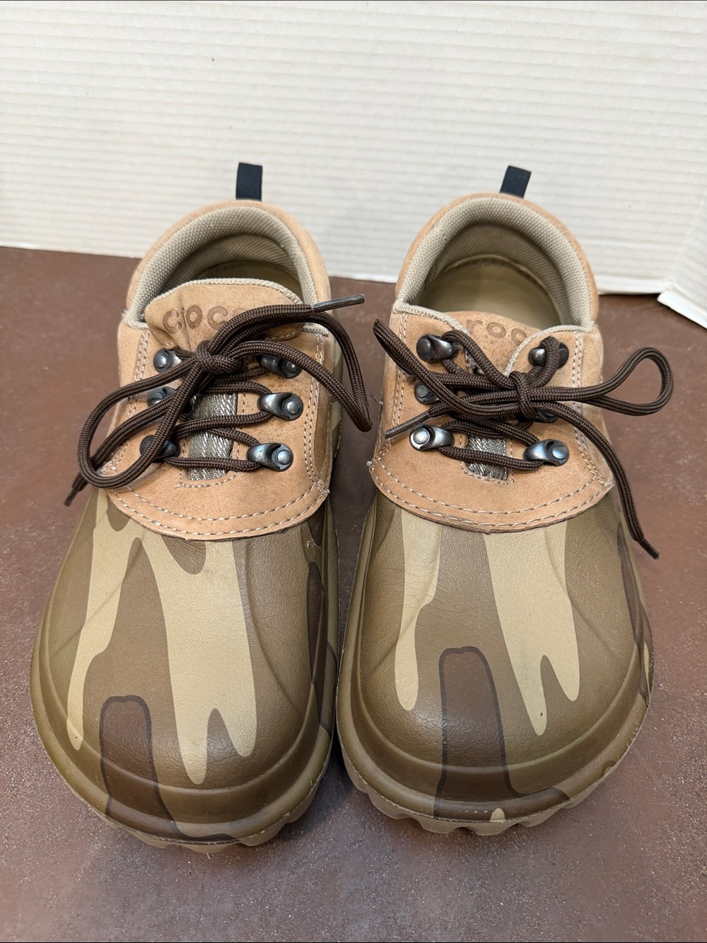 CROCS Men's Axle all-terrain desert Camouflage Boat Shoes